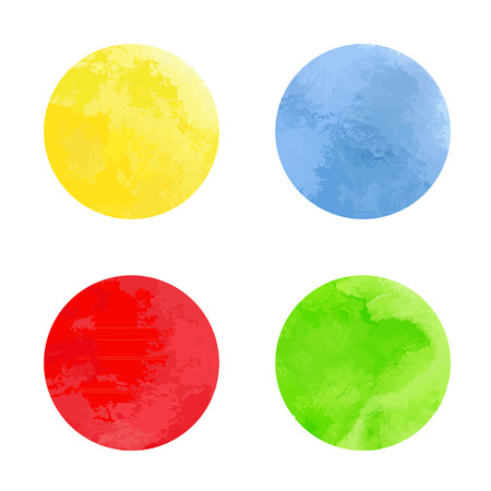 Watercolor circles.のイラスト素材