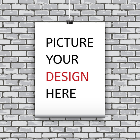 Poster template for your design.のイラスト素材