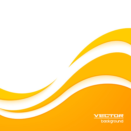 Yellow wave backgroundのイラスト素材