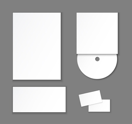Template of corporate identity elements.のイラスト素材