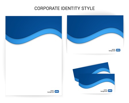 Sample of stylish corporate identity style.のイラスト素材