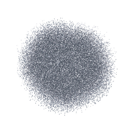 Dark silver grain texture for your logo, web, advertisement, project, marketing vector template. Dots, sparkles, spray, black dust, glitter, grunge effect.のイラスト素材
