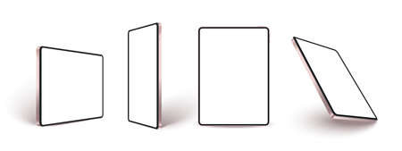 Realistic tablet mockup, pad concept blank screen.のイラスト素材