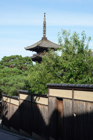 The Tower of Yasaka, the Five-Story Pagoda of Hokanji Templeのeditorial素材