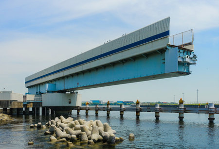 Haneda Mobile Bridge on the Metropolitan Expresswayのeditorial素材