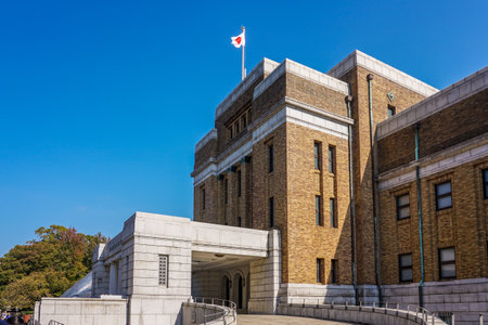 National Science Museum Main Building Ueno Parkのeditorial素材