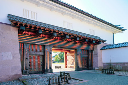 Kanazawa Castle Hebei Gateのeditorial素材