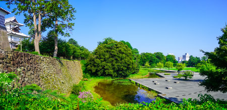 Kanazawa Castle  parkのeditorial素材