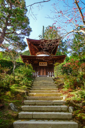 Jojakko-ji Temple Tahoto Pagoda, Kyotoのeditorial素材