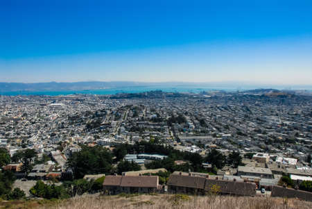 From Twin Peak Observatory to San Franciscoの写真素材