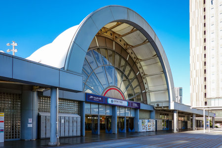 Kokusai-tenjijo stationのeditorial素材