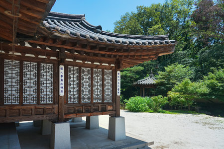 Korea Garden in Mitsuike Park, Kanagawa Prefectureのeditorial素材