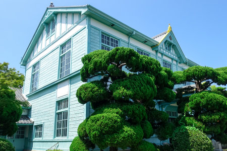 Awashima Marine Memorial Museum using the ruins of the National Awashima Marine School, which was japan's oldest marine training schoolのeditorial素材