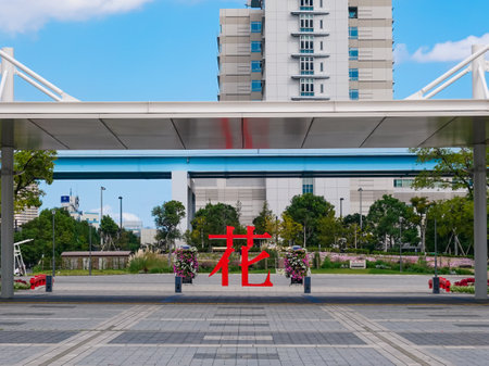 Kokusai Tenjijo Station to Tokyo Big Sight Neighborhood (Koto-ku, Tokyo)のeditorial素材