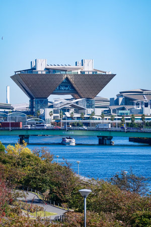 Yurikamome Aomi Station to Tokyo Big Sight (Koto-ku, Tokyo)のeditorial素材