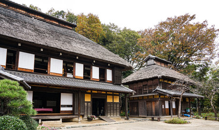 Yokohama City Rural Life Center Miso Park and Yokomizo Yashiki (Tsurumi-ku, Yokohama City, Kanagawa Prefecture)のeditorial素材