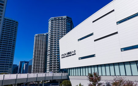 Urban scenery of Yokohama Pacifico Yokohama North opened in 2020 (Minato Mirai district, Yokohama...