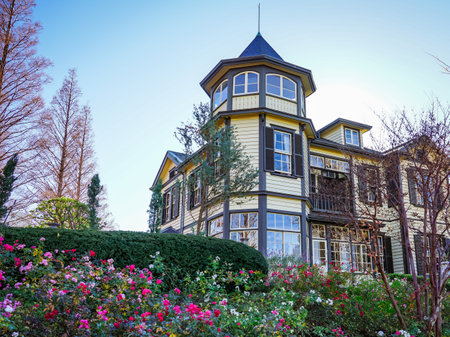 Diplomat's House Yamate Italiayama Garden (Yamate-cho, Naka-ku, Yokohama City, Kanagawa Prefecture)のeditorial素材