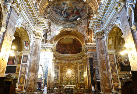 Church of Santa Maria della Vittoria Chiesa di Santa Maria della Vittoria, Rome, Italyのeditorial素材