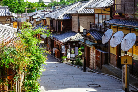 Nienzaka/Ninezaka Kiyomizu-dera Approach (Kyoto City, Kyoto)のeditorial素材