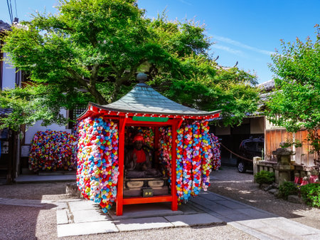 Yasaka Koshindo Temple (Kyoto City, Kyoto Prefecture) known for the amulet of kukori monkeysのeditorial素材