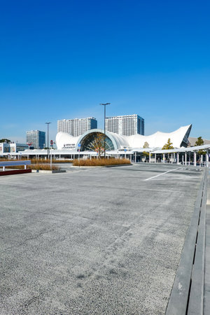 Rinkai Line Kokusai Tenjijo Station (Ariake, Koto-ku, Tokyo)のeditorial素材