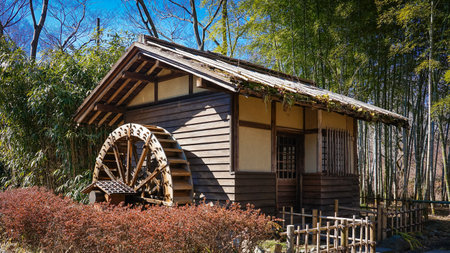 Water mill (Fuchu City, Tokyo Local Forest)
