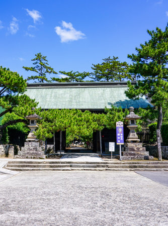 Shikoku Sacred Ground No. 80 Tagsho Sanuki Kokubunji Temple (Takamatsu City, Kagawa Prefecture)のeditorial素材