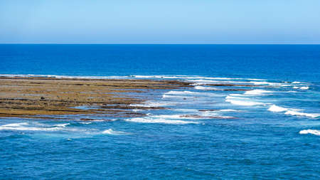 Sunny daySouth Coast Twinkle Line "Cape Iruka" (Miyazaki City, Miyazaki)の写真素材