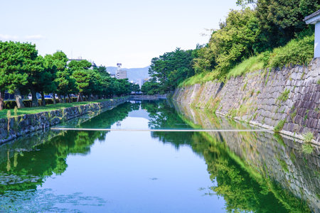 Southeast Corner Tower: Nijo Castle Tower (Kyoto City, Kyoto Prefecture)の写真素材