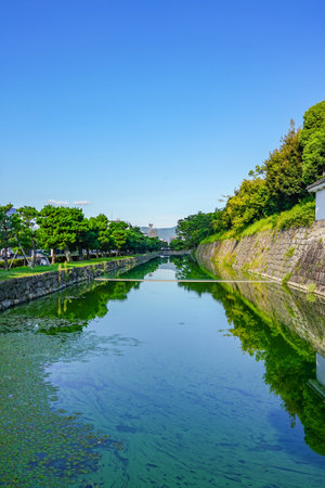 Southeast Corner Tower: Nijo Castle Tower (Kyoto City, Kyoto Prefecture)の写真素材