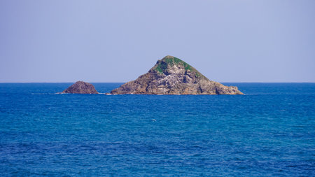 Shirausagi Coast, the setting of the myth (Tottori City, Roadside Station Myth Village Shirausagi)の写真素材