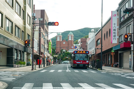 Urakami Cathedral, also known as the Catholic Urakami Church (Nagasaki City, Nagasaki Prefecture)の写真素材