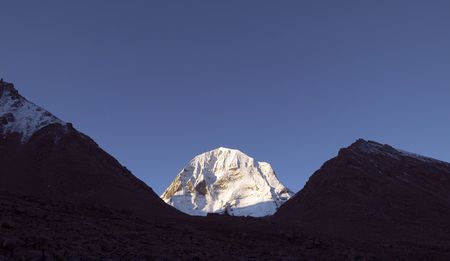 Mt. Kailas is the sources of four major rivers : the Indus, the Brahmaputra, the Sutlej and the Ganges.の写真素材