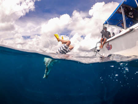 diving