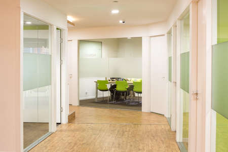 A Corridor In an office environment or classroomsのeditorial素材
