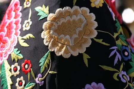 spanish shawl textureの写真素材