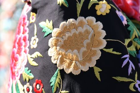 spanish shawl textureの写真素材