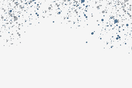 Abstract background with blue and gray watercolor splashes. Vector illustration.の素材