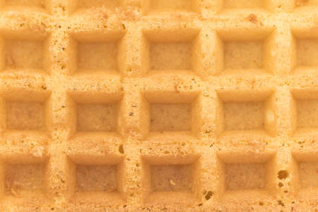 delicious homemade waffles isolated on the white background
