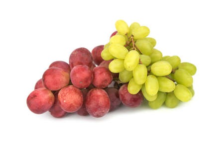 bunch of fresh light green grapes