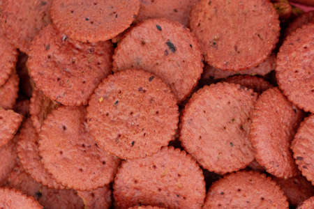 the beetroot crackers with garlic and black cumin