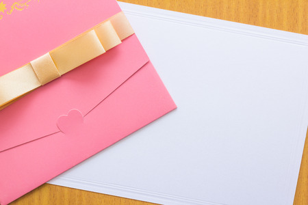 wedding invitation card and free space text