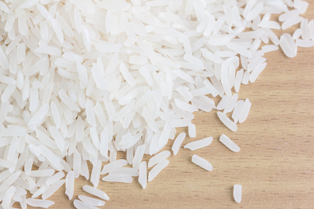 close up of raw riceの写真素材