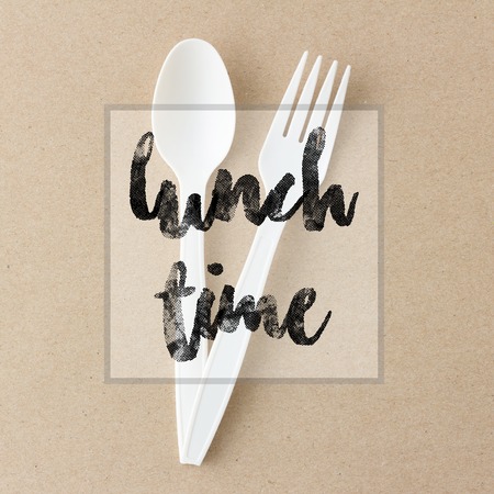 lunch time conceptの写真素材