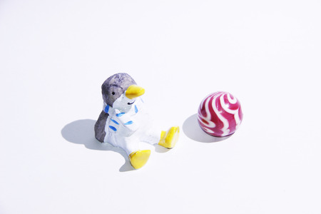 doll and lollipopの写真素材