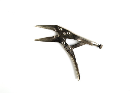Wrench on white background