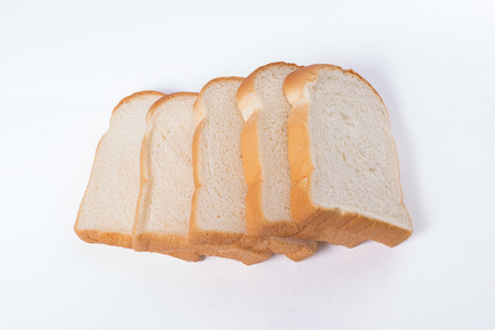 bread on white background