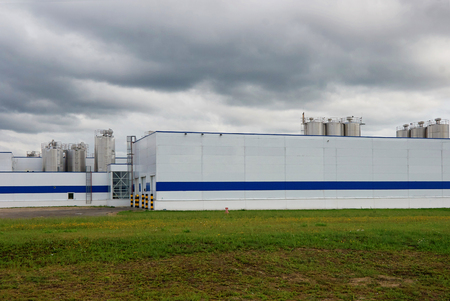 The modern logistic complex constructed taking into account strict standards of ecology.の写真素材