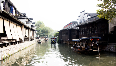 The ancient town of Nanxunのeditorial素材